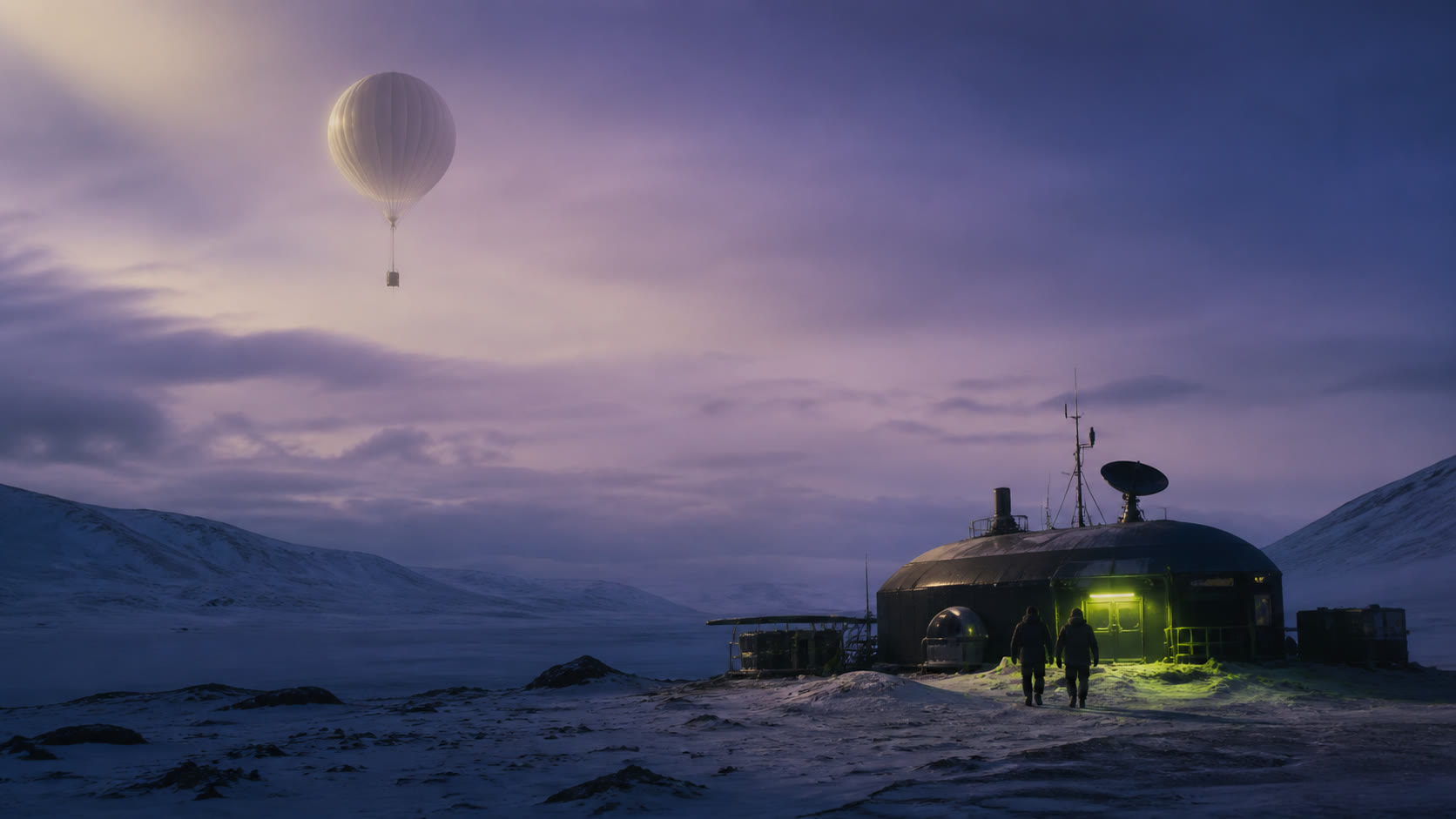 Weather station cinematic still